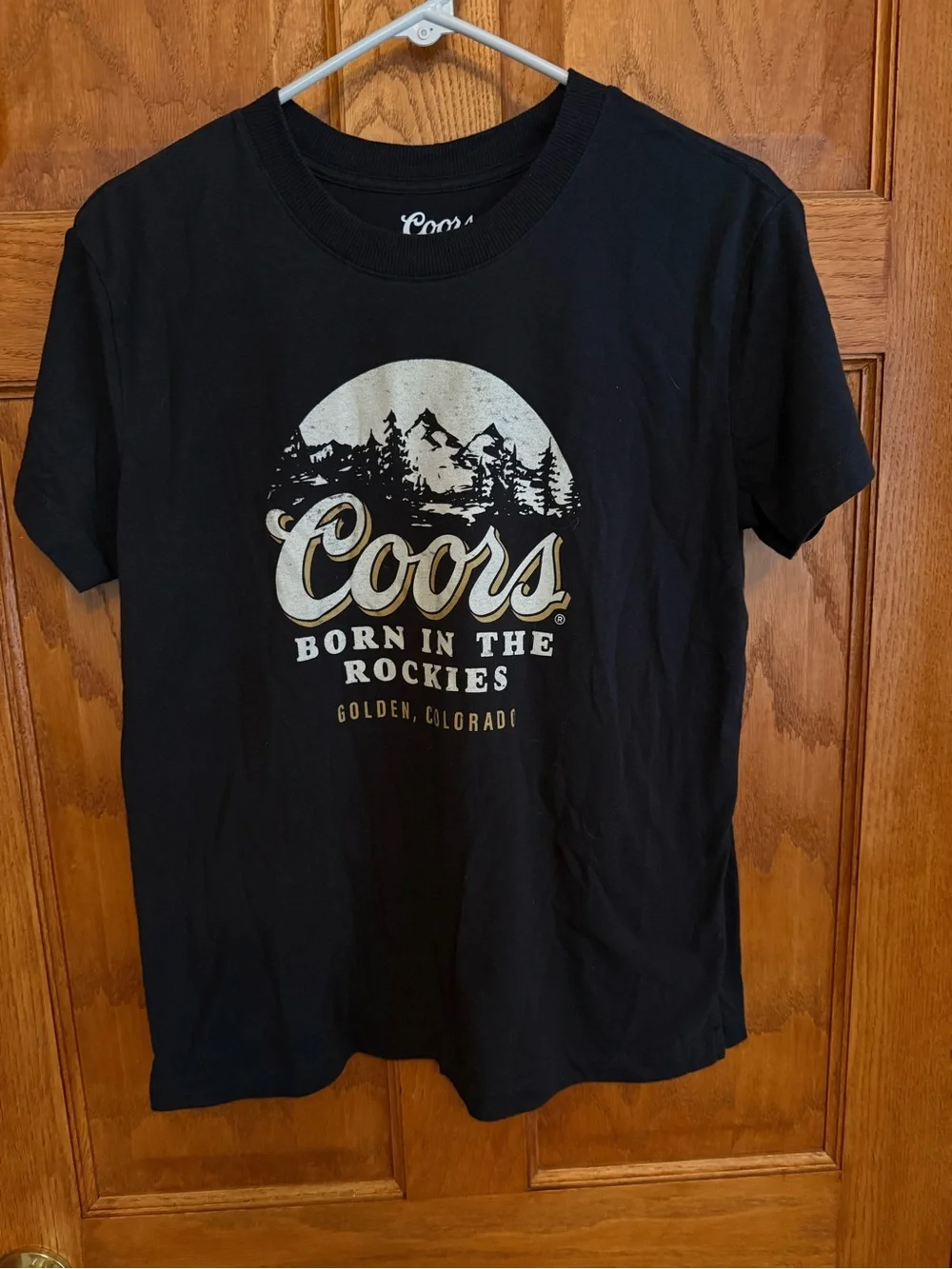 Coors Black Short Sleeve Graphic Tee - Born in the Rockies